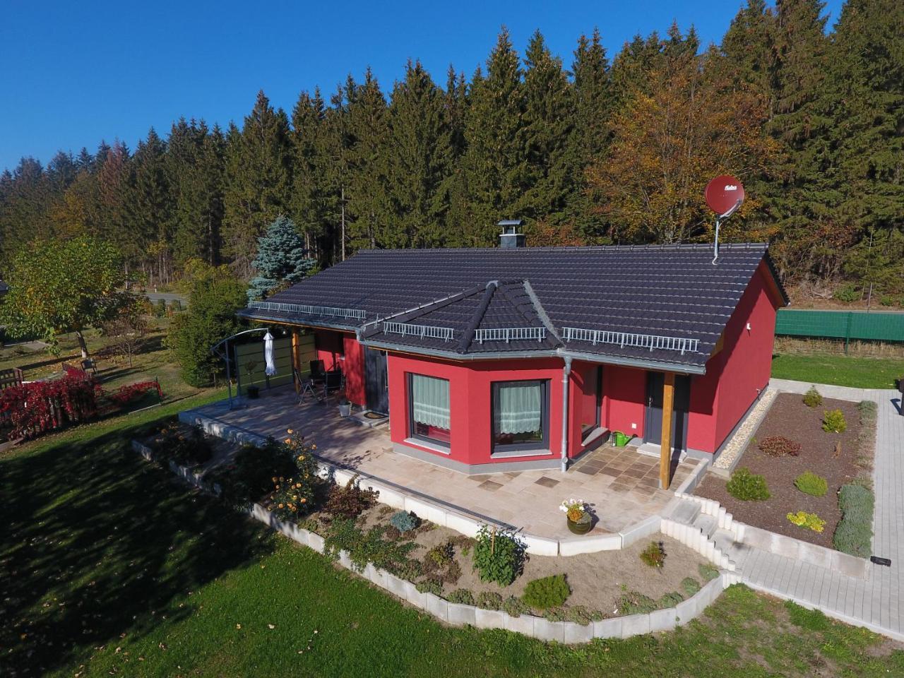 Villa Ferienhaus Am Ramberg Friedrichsbrunn Exterior foto